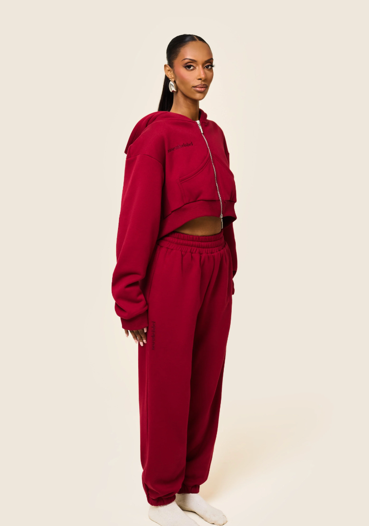 Red Sweat Set