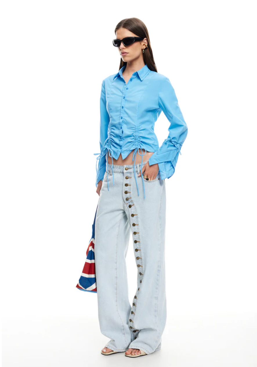 Button Down Jeans